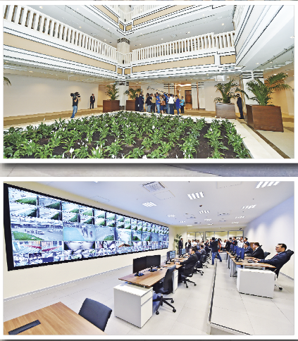 Saray'da basın turu